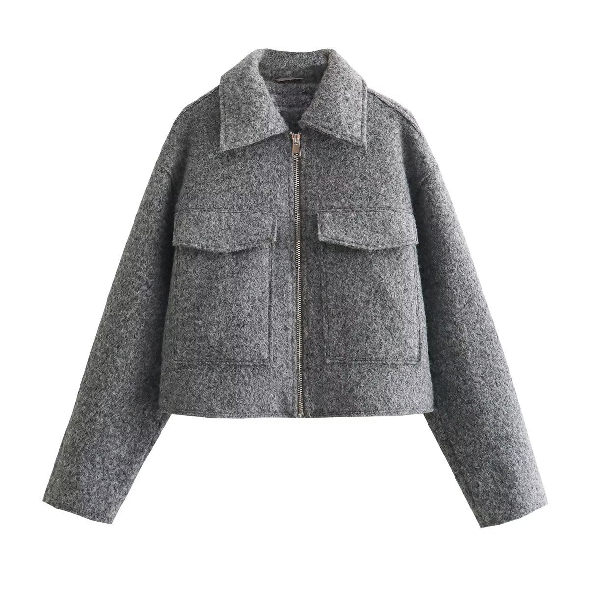 Veste Courte "Polo Chic" : Laine et Perles pour l'Automne-Hiver - Paris Aura